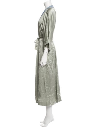 Greg Lauren Colorblock Pattern Robe