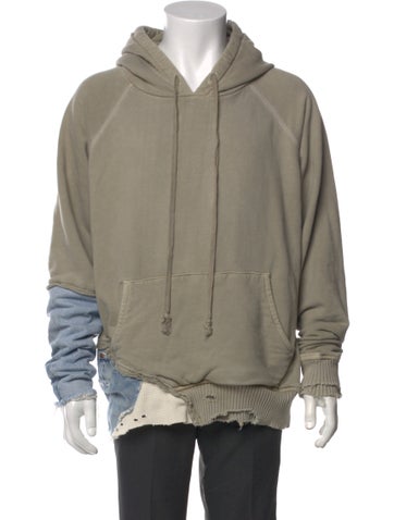 Greg Lauren Sweatshirts & Hoodies Crew Neck Long Sleeve Hoodie M