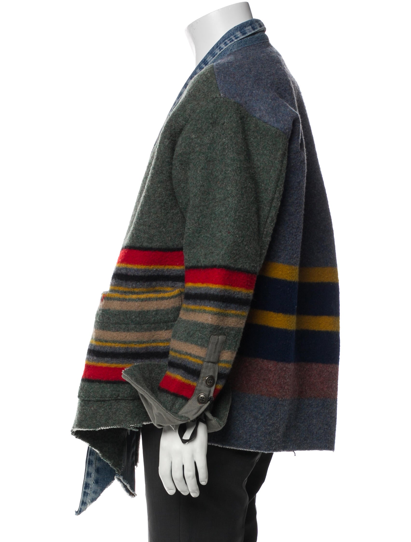 Greg Lauren Wool Printed Jacket w/ Tags