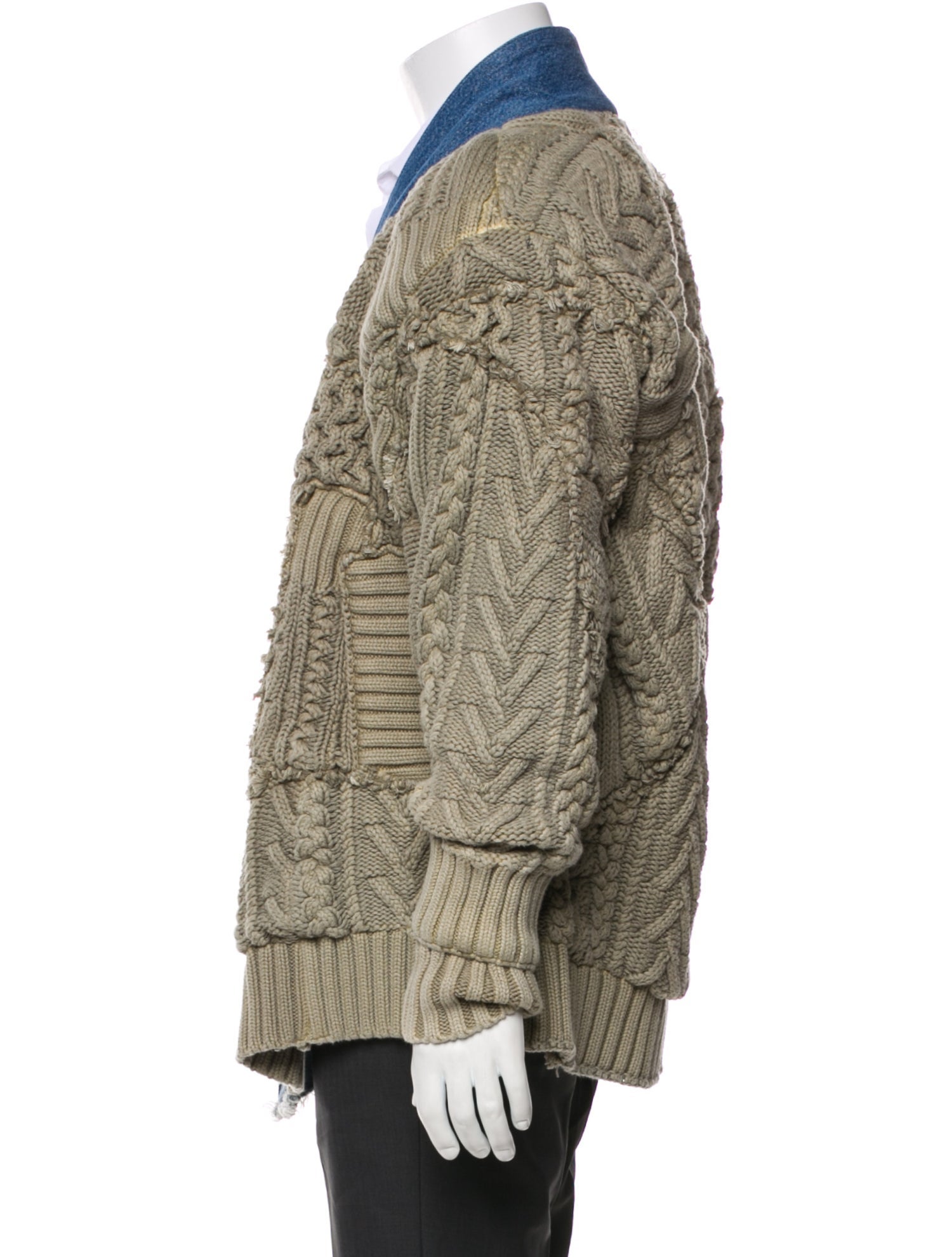 Greg Lauren Patterned Denim Jacket