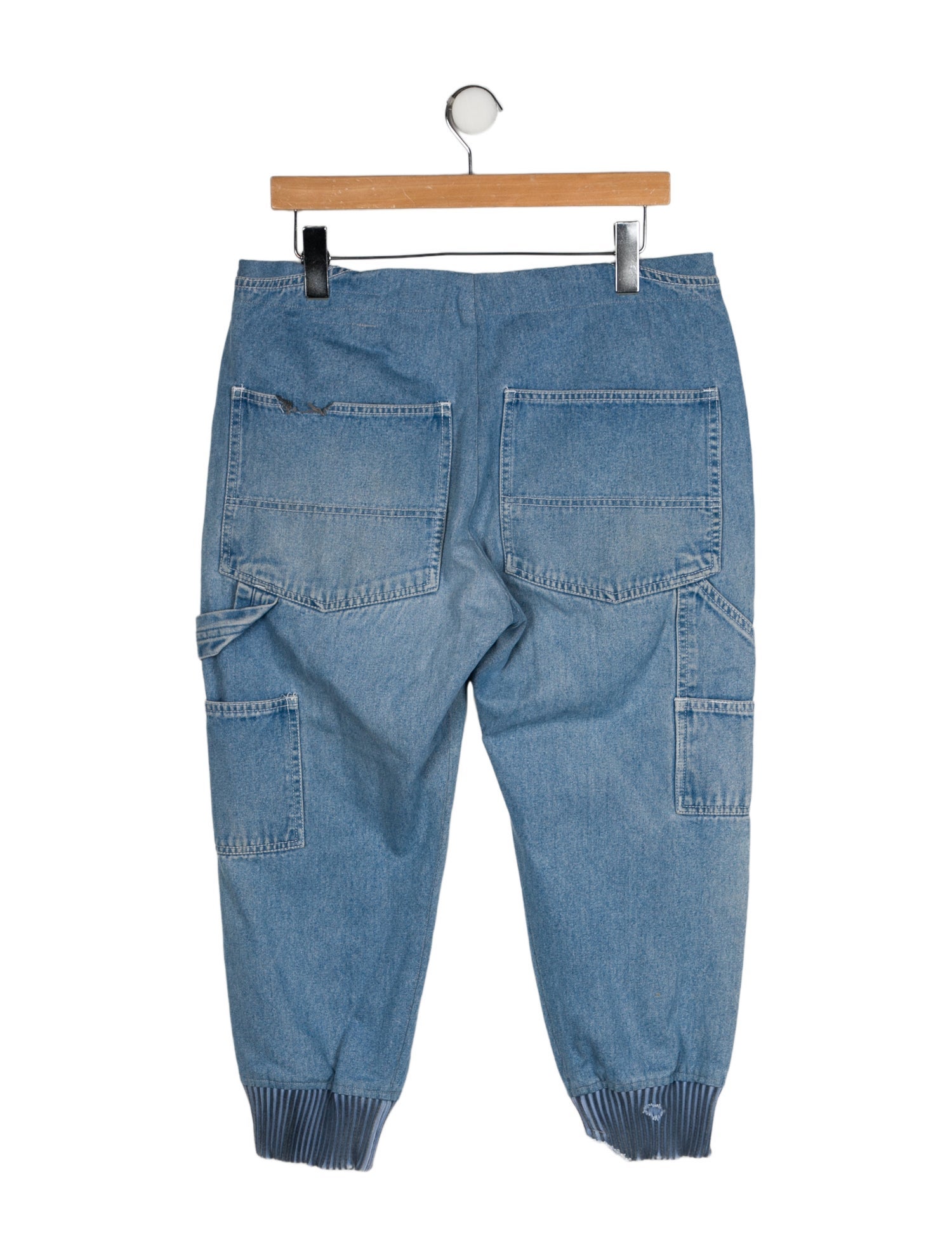 Greg Lauren Mid-Rise Skinny Leg Jeans