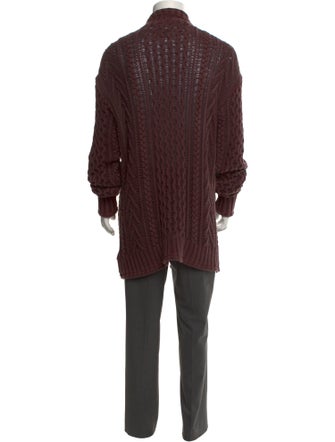 Greg Lauren Fisherman GL1 'Cocoa' Open Front Cardigan