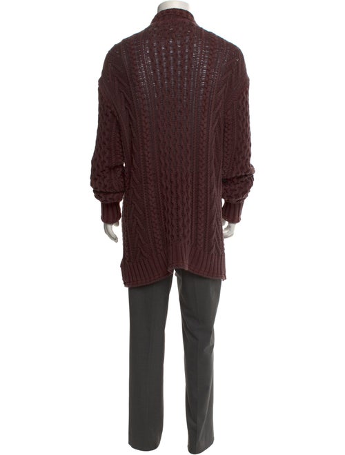 Greg Lauren Fisherman GL1 'Cocoa' Open Front Cardigan
