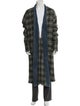 Greg Lauren Army Plaid Gl1 Plaid Print Cardigan