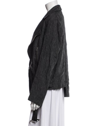 Greg Lauren Linen Striped Jacket