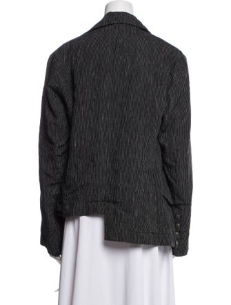 Greg Lauren Linen Striped Jacket