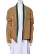 Greg Lauren Suede Striped Jacket