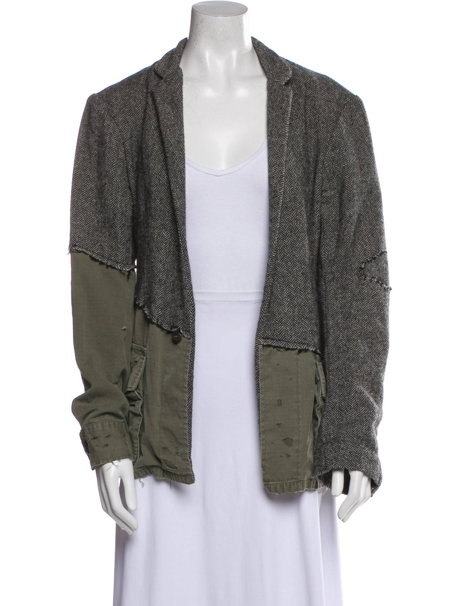 Greg Lauren Wool Printed Jacket