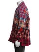 Greg Lauren Plaid Print Jacket