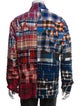 Greg Lauren Plaid Print Jacket