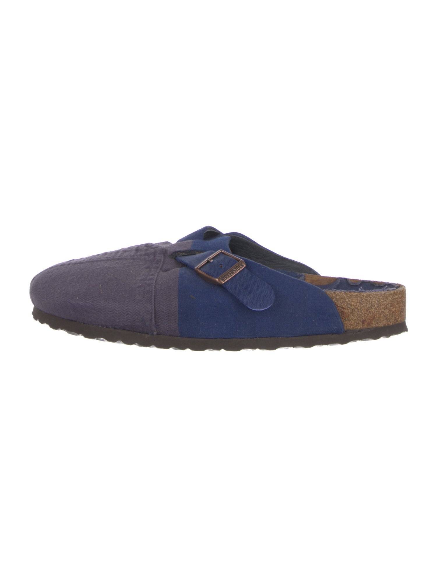 Greg Lauren Colorblock Pattern Slippers