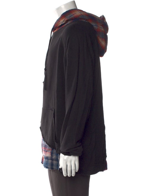 Greg Lauren Mock Neck Long Sleeve Pullover