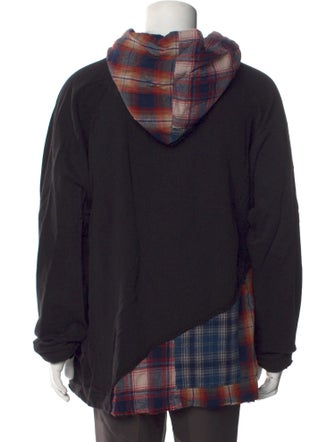 Greg Lauren Mock Neck Long Sleeve Pullover