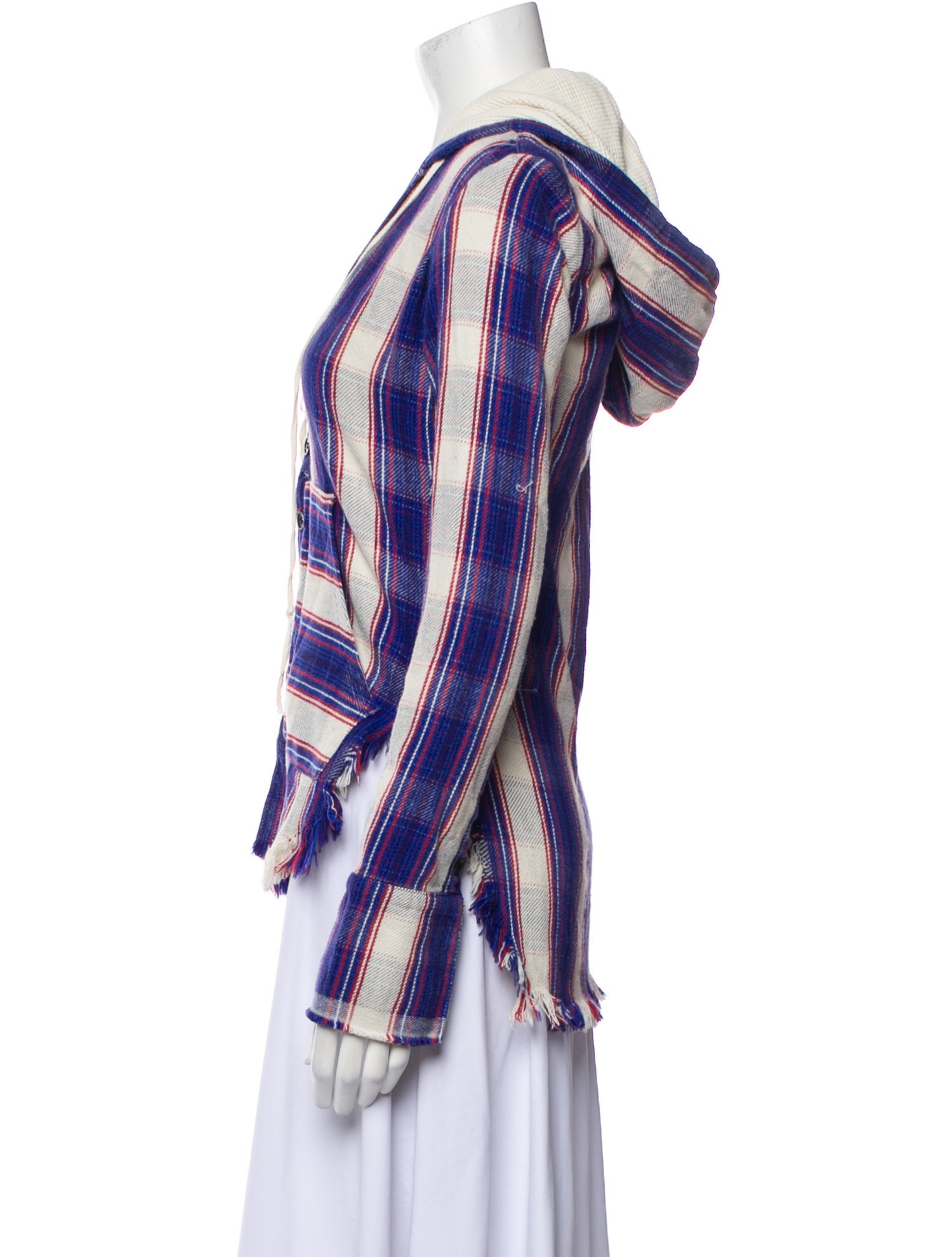 Greg Lauren Plaid Print Blazer