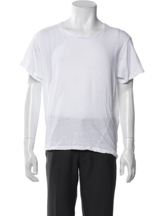 Greg Lauren Scoop Neck Short Sleeve T-Shirt