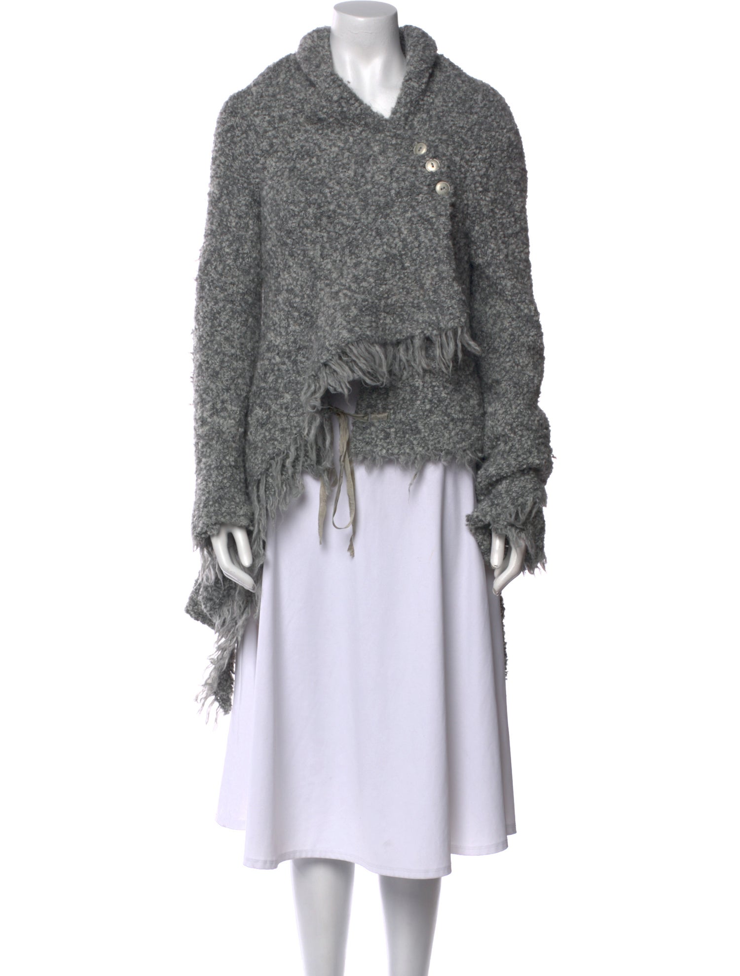 Greg Lauren Wool V-Neck Sweater