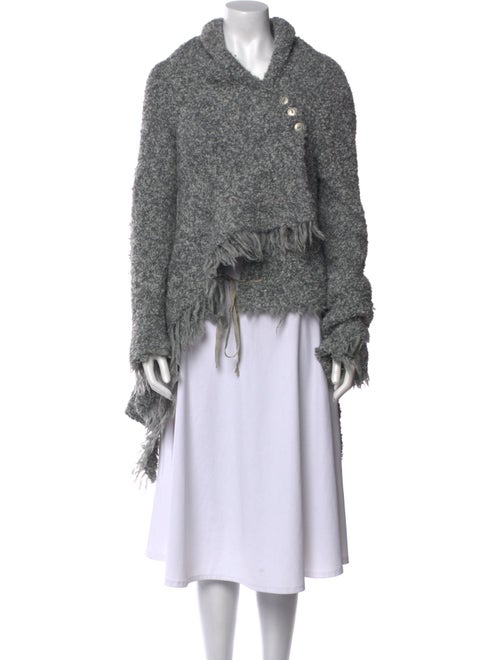 Greg Lauren Wool V-Neck Sweater