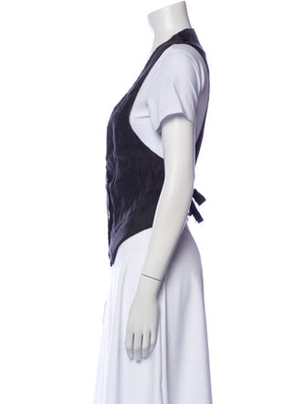 Greg Lauren Striped Vest