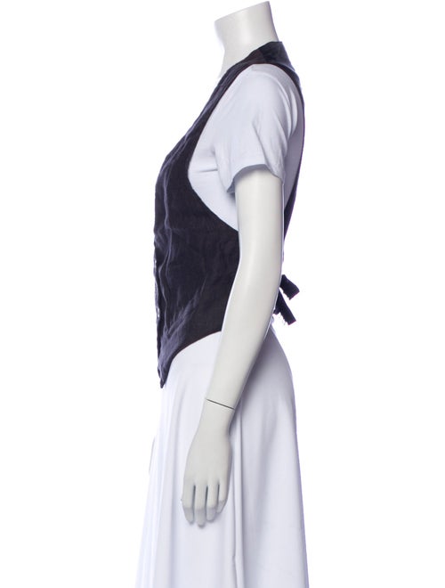 Greg Lauren Striped Vest