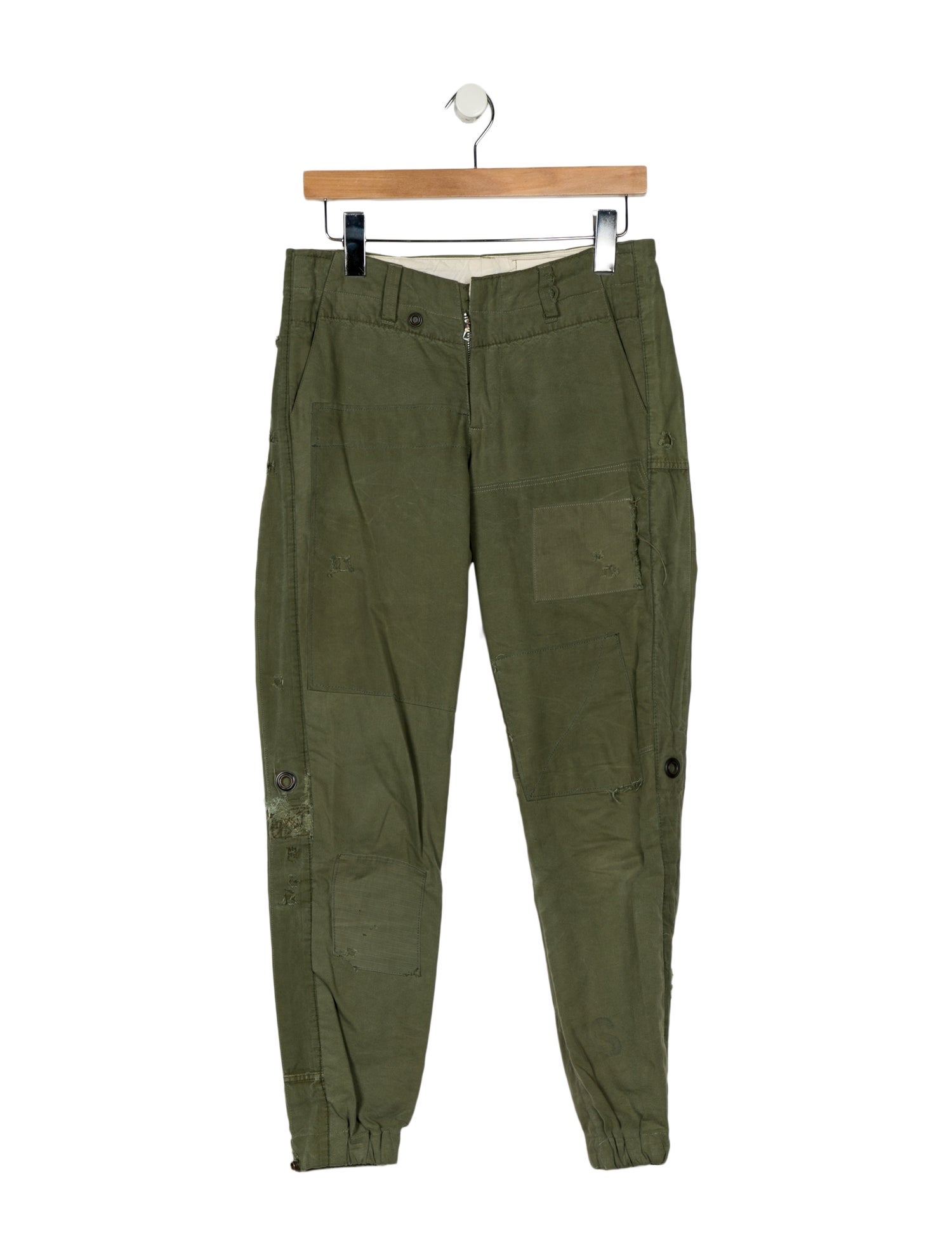 Greg Lauren Mid-Rise Skinny Leg Jeans