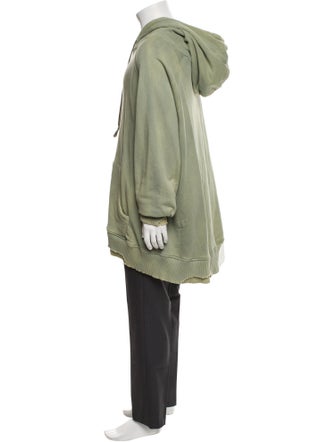 Greg Lauren Crew Neck Long Sleeve Hoodie