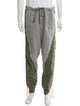 Greg Lauren Colorblock Pattern Sweatpants