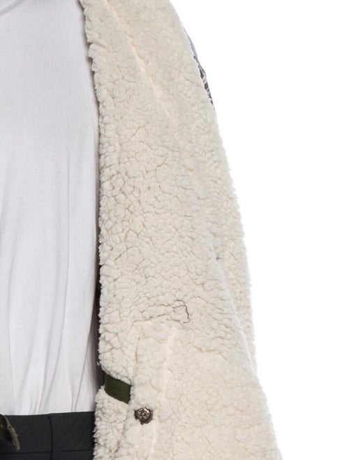 Greg Lauren Hounds Reversible GU Plaid Print Trucker Jacket