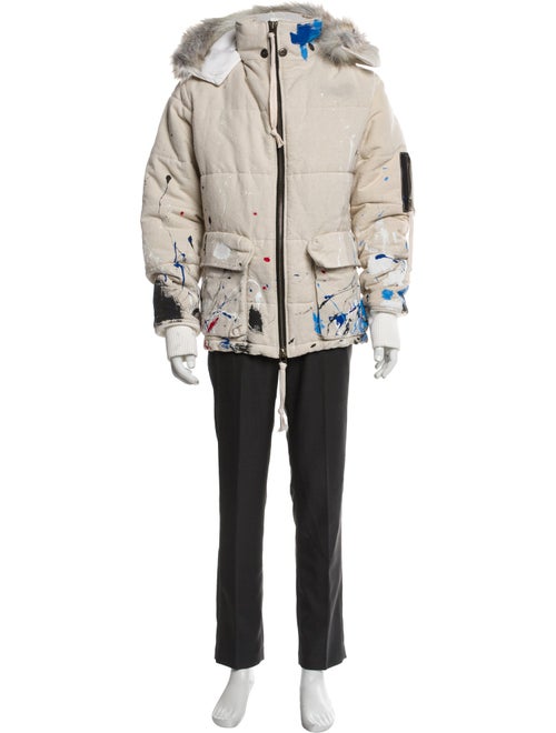 Greg Lauren Graphic Print Parka