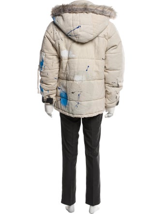 Greg Lauren Graphic Print Parka