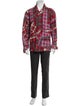 Greg Lauren Plaid Print Jacket