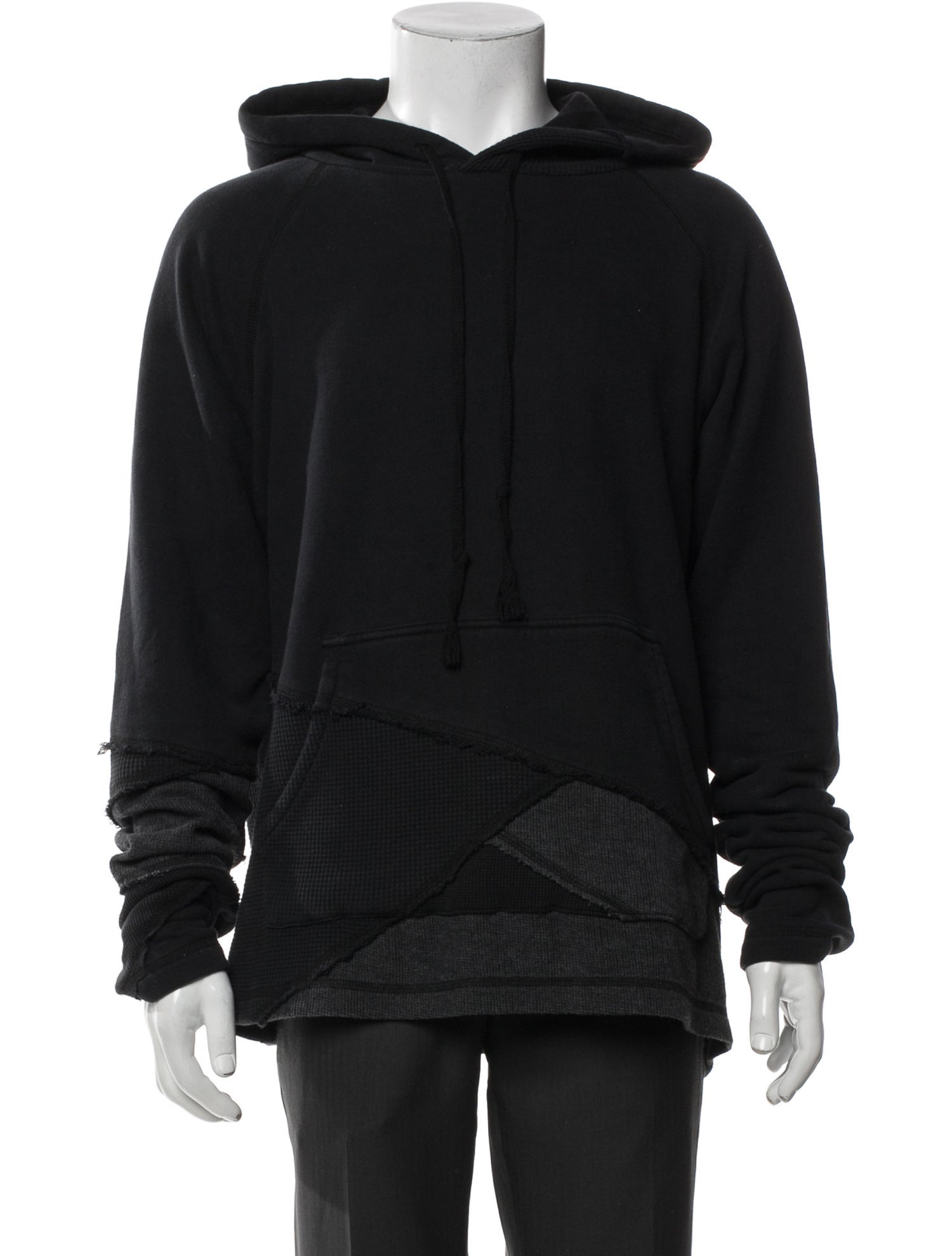 Greg Lauren Crew Neck Long Sleeve Hoodie