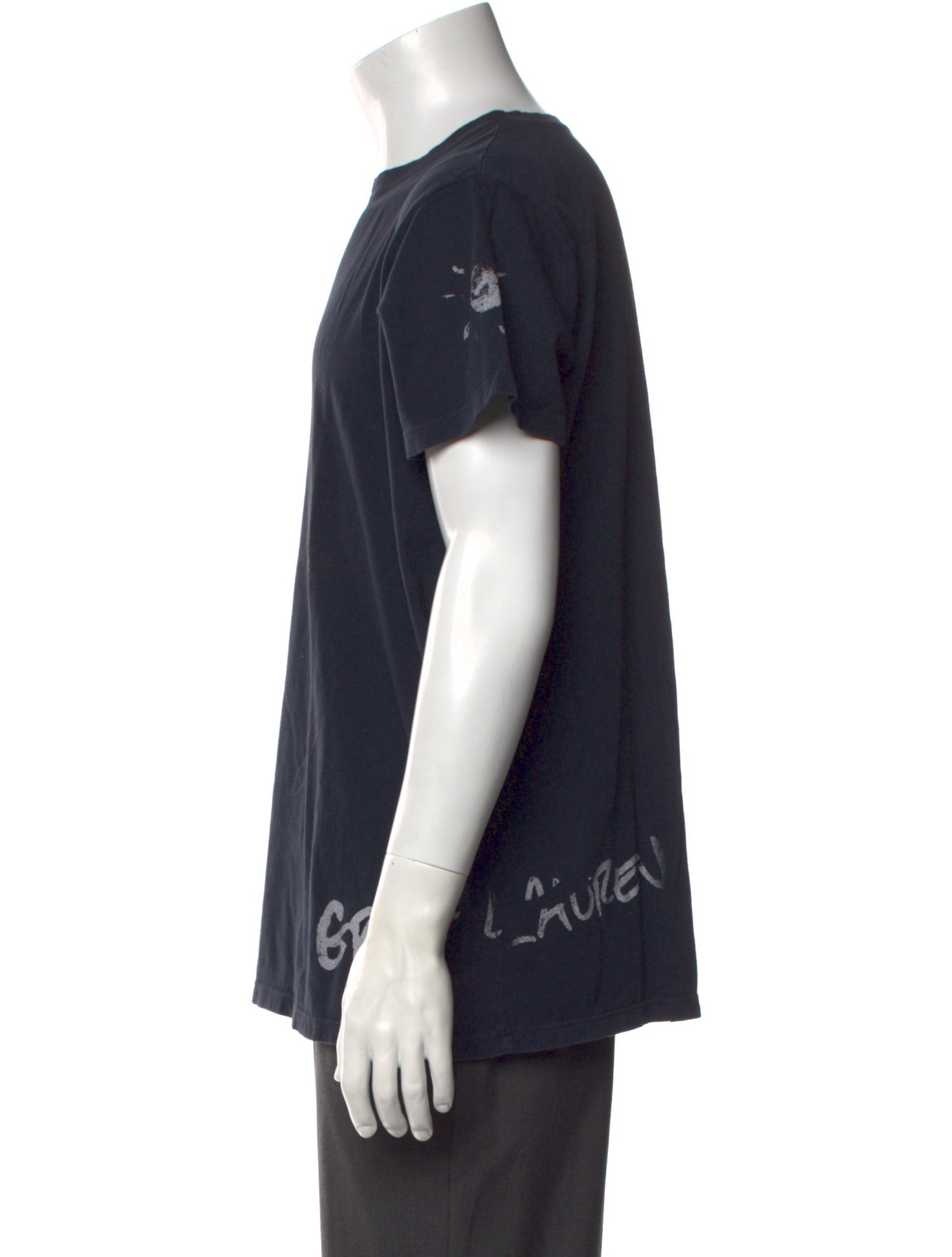 Greg Lauren Crew Neck Short Sleeve T-Shirt
