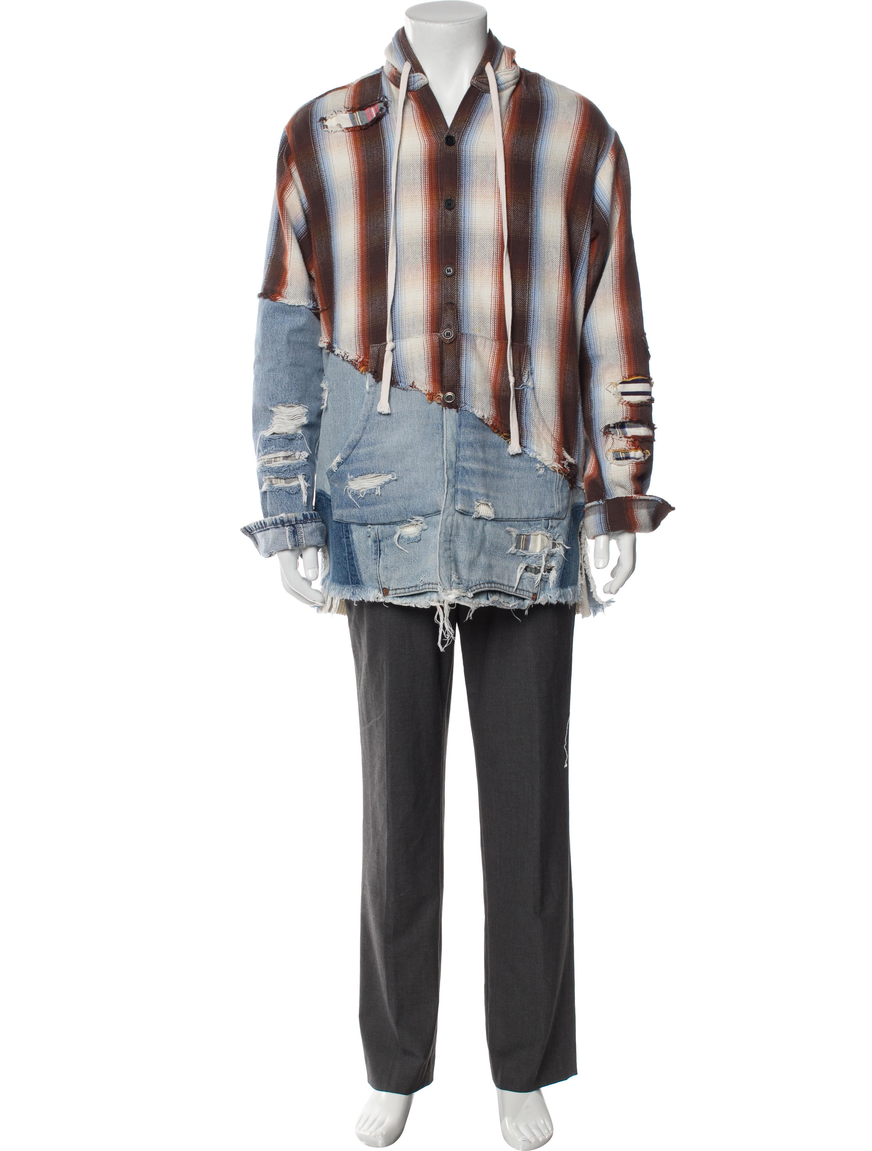 Greg Lauren Striped Jacket