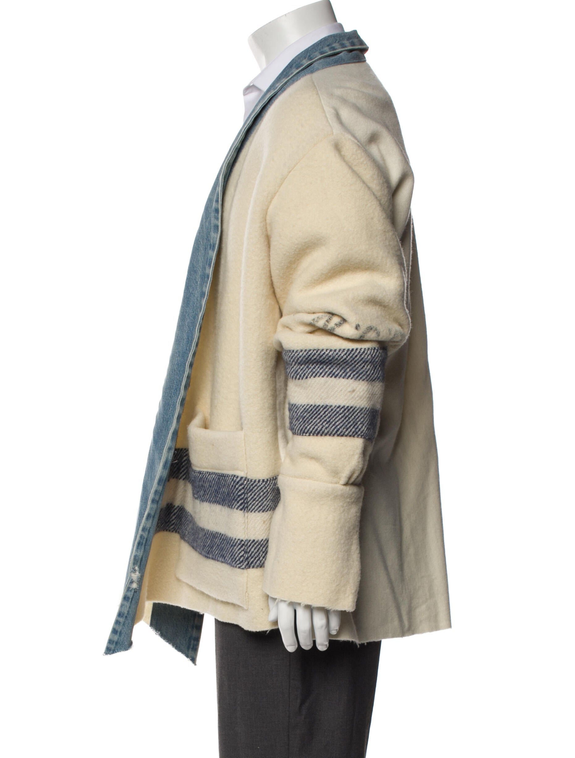 Greg Lauren Printed Denim Jacket