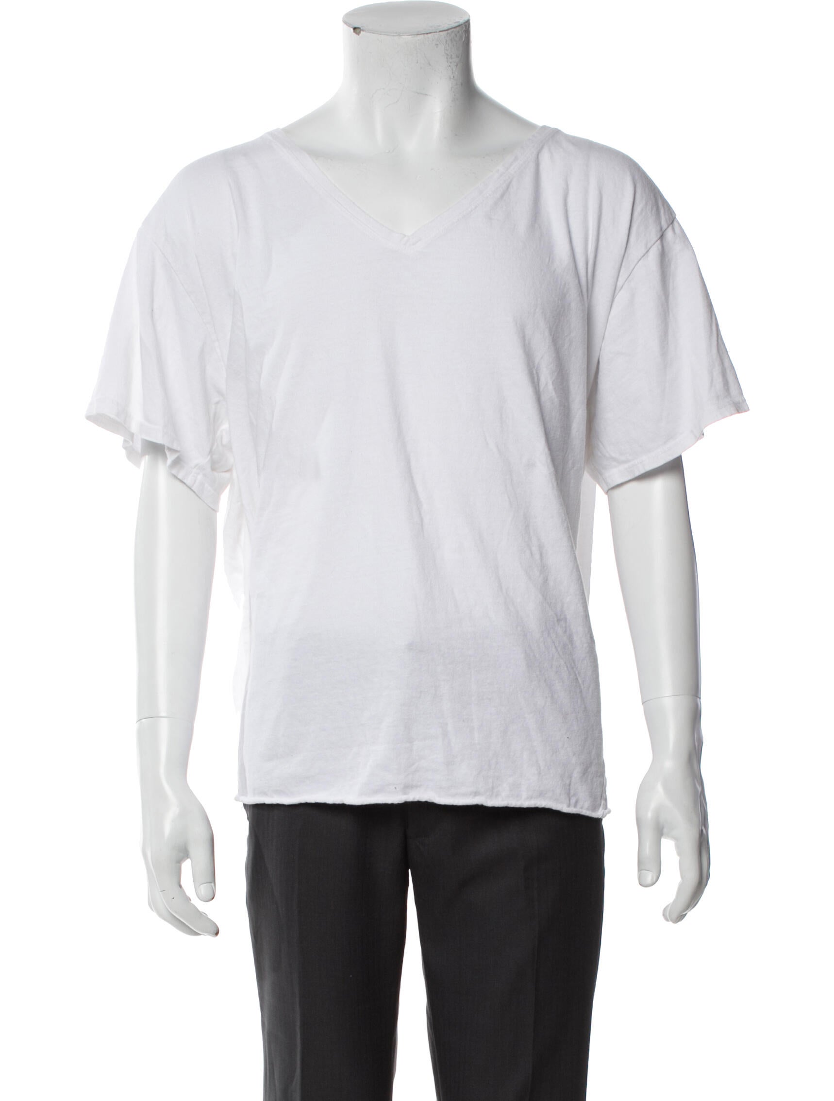 Greg Lauren V-Neck Short Sleeve T-Shirt