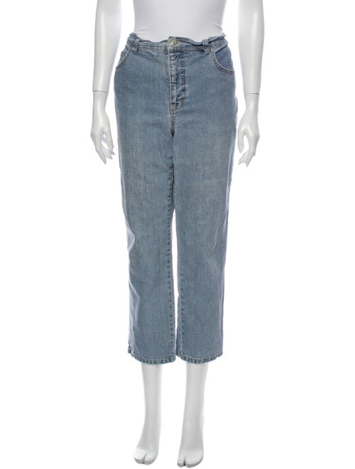 Gloria Vanderbilt High-Rise Straight Leg Jeans Blu