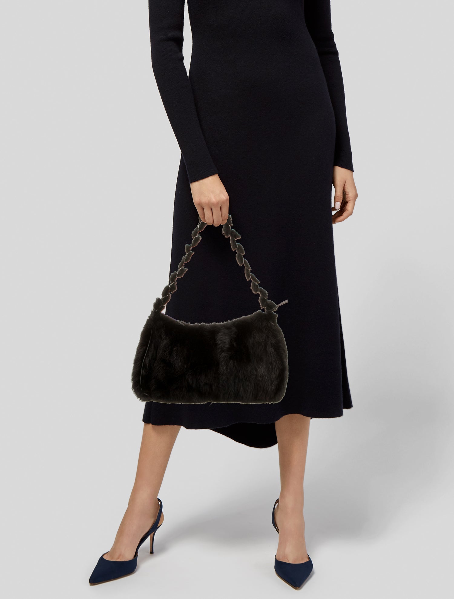 Giuliana Teso Fur Shoulder Bag