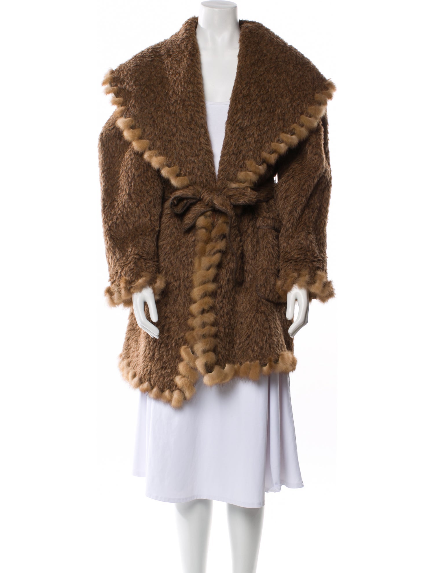 Giuliana Teso Alpaca Fur Coat