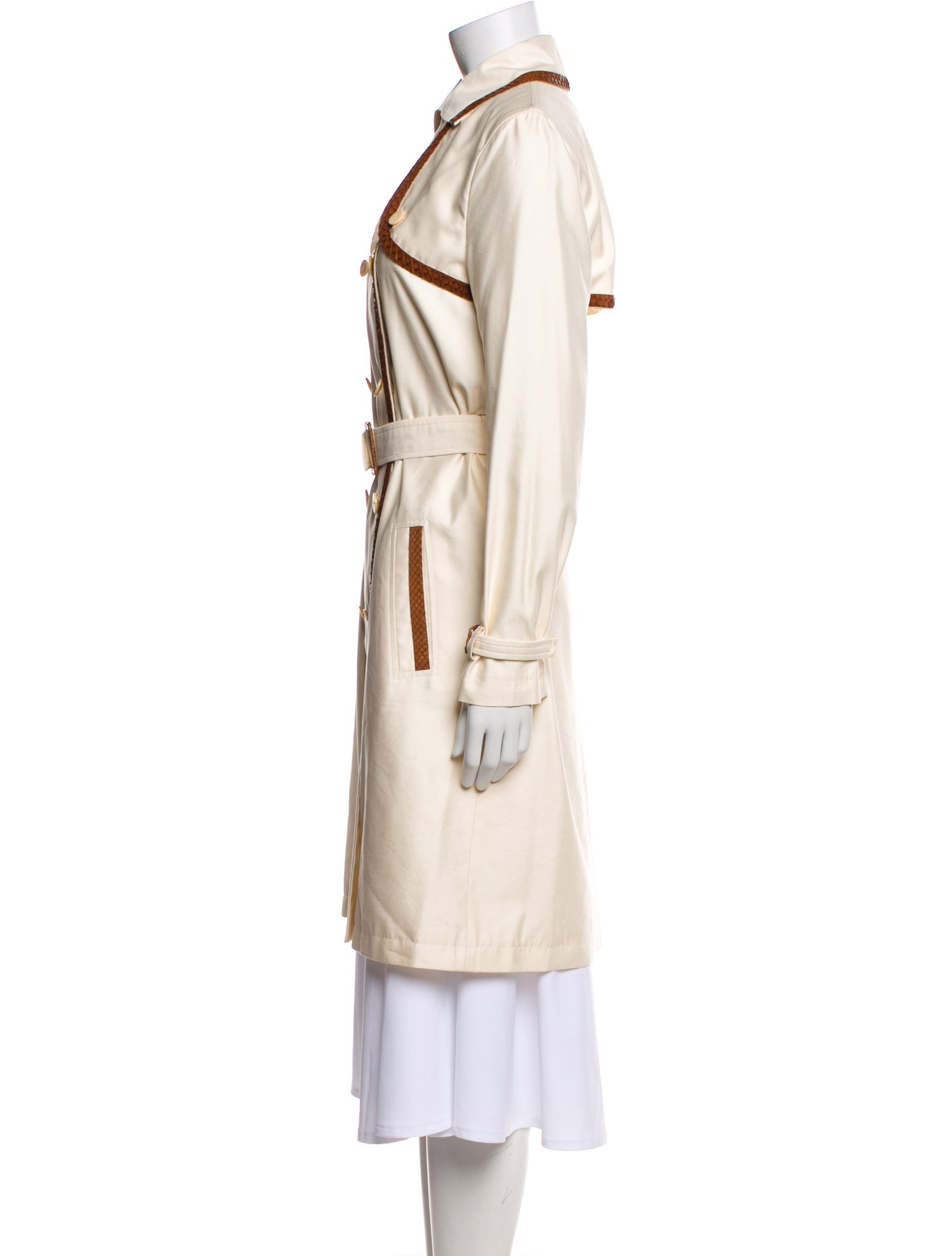 Giuliana Teso Printed Trench Coat