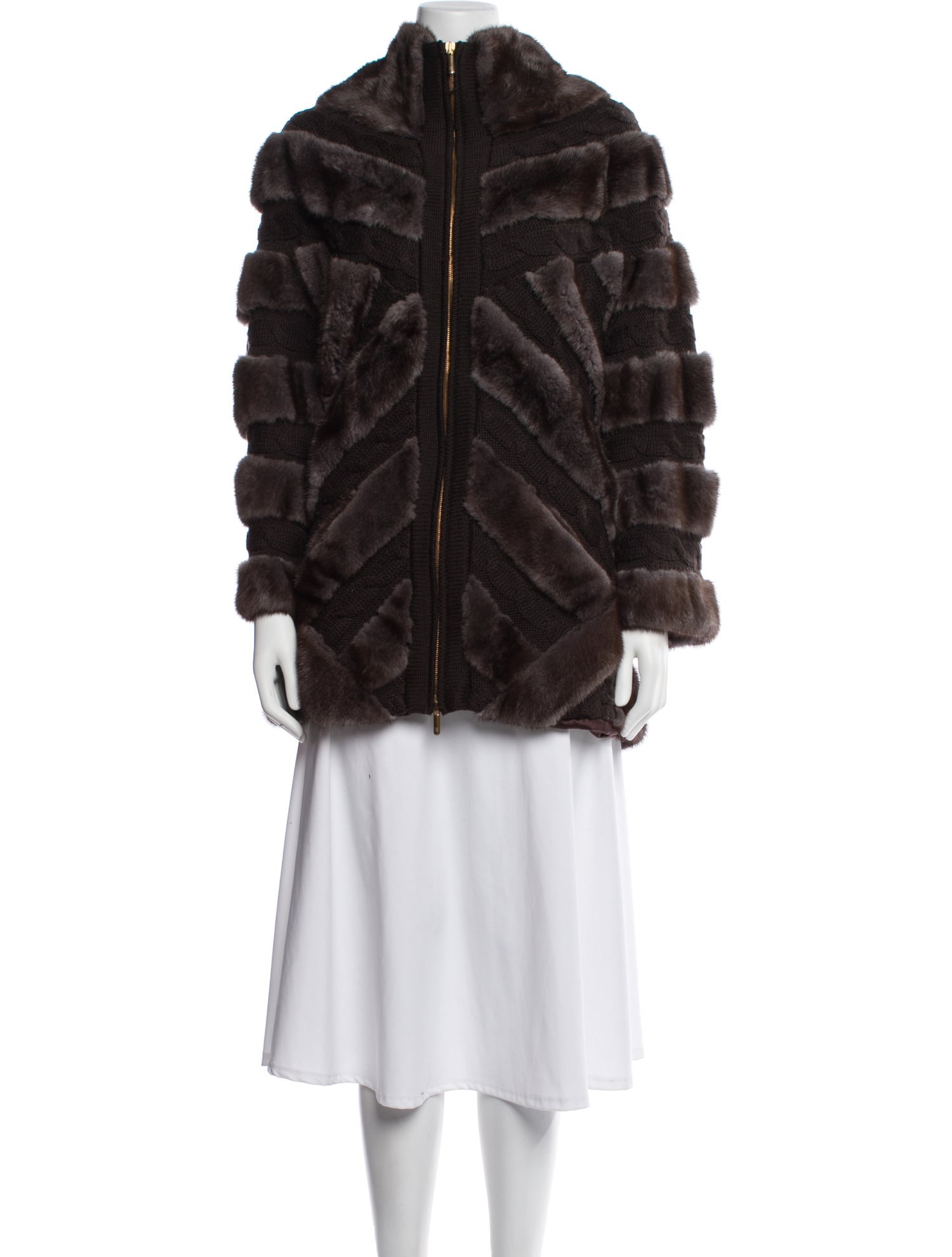 Giuliana Teso Mink Faux Fur Jacket