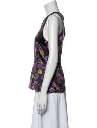 Giulietta Floral Print Crew Neck Top
