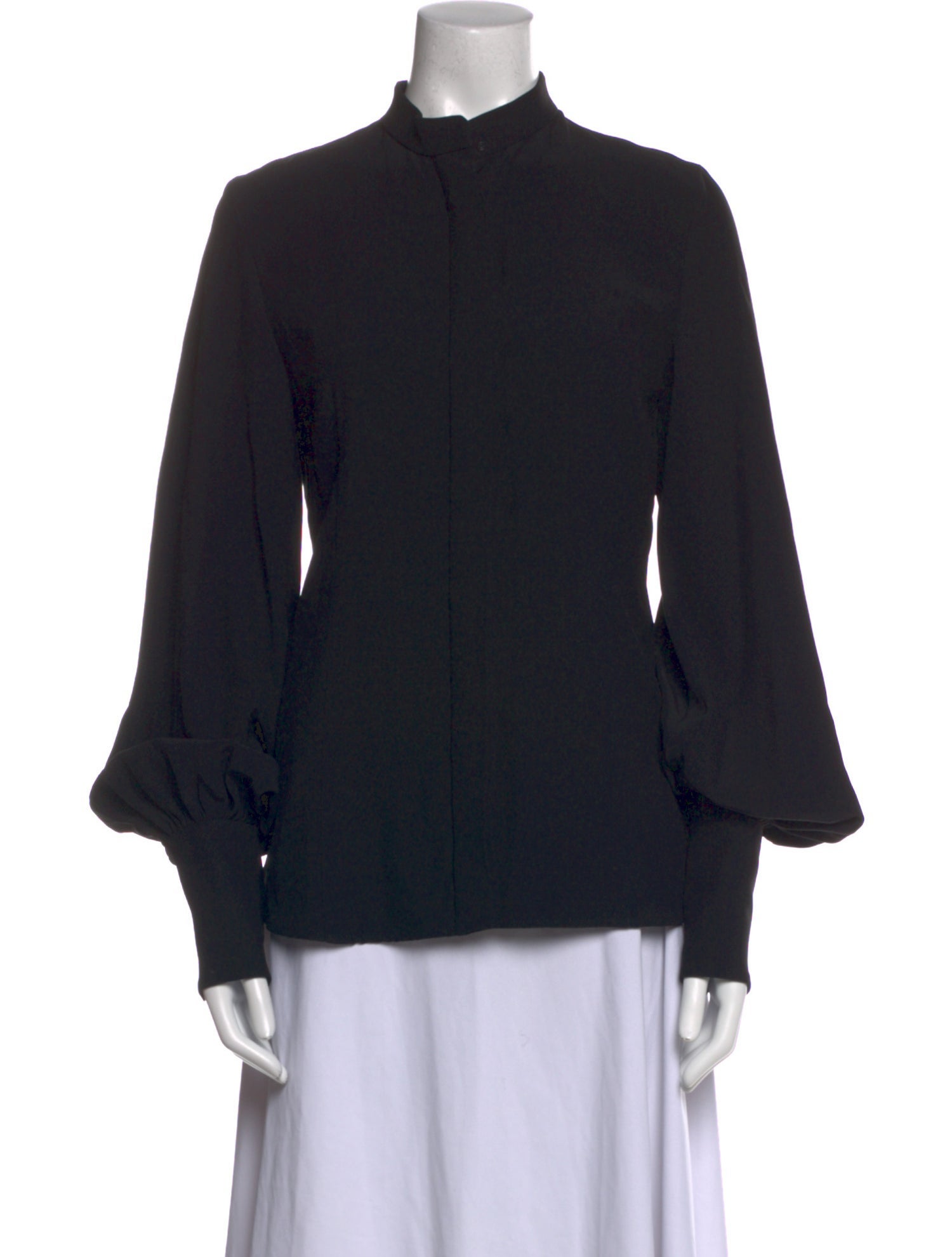 Giulietta Mock Neck Long Sleeve Blouse