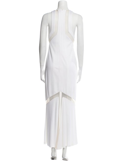 Galvan Square Neckline Long Dress