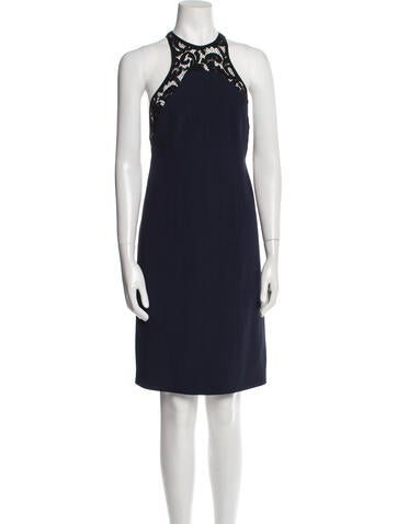 Galvan Dresses Halterneck Knee-Length Dress US4 | S