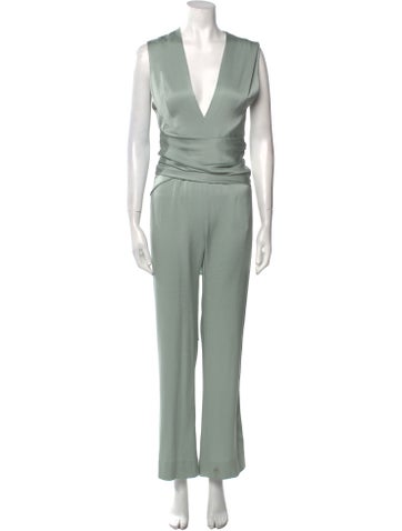 Galvan Jumpsuits and Rompers Plunge Neckline Jumpsuit Us4, Fr36 | S