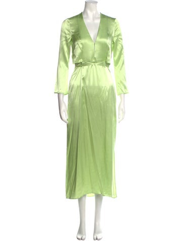 Galvan Dresses V-Neck Long Dress Us2, Fr34 | XS