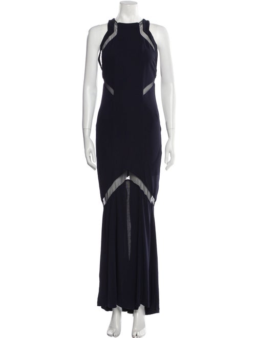 Galvan Halterneck Long Dress