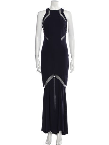 Galvan Dresses Halterneck Long Dress M