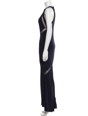 Galvan Halterneck Long Dress