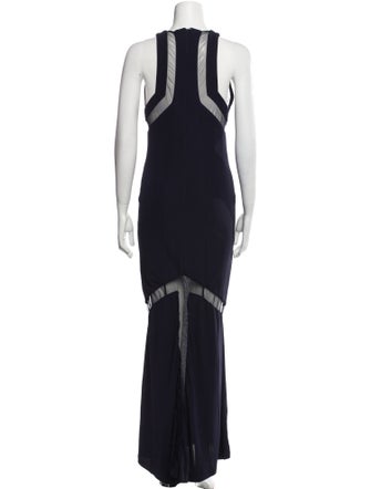 Galvan Halterneck Long Dress